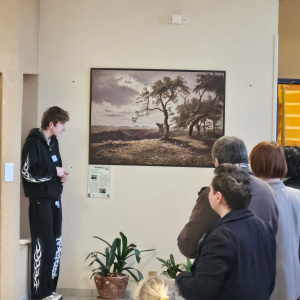 Malo présente le tableau choisi par la classe