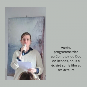 Agnès, programmatrice au Comptoir du Doc de Rennes