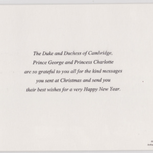 Kate and William s message